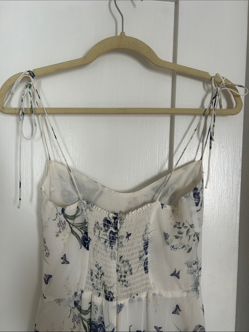 Reformation Emmie Dress White Floral Boho - Picture 7 of 8
